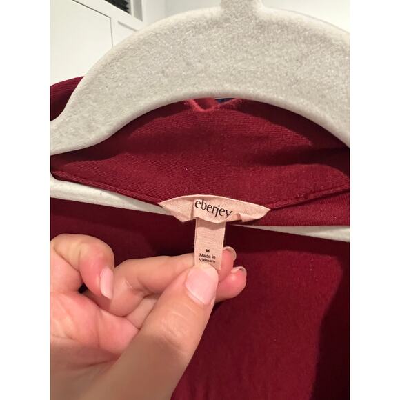 Eberjey Gisele TENCEL Modal Long PJ Top red size M - Picture 3 of 5